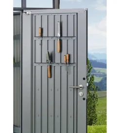 Biohort Casette Da Giardino|Portautensili per casetta avantgarde, highline, highboard, confezione da 2 unità - grigio quarzo - . 47081