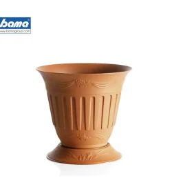 New Portavaso etika d. 25 c/sottov terracotta Coltivazione E Cura