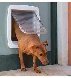 Cucce E Accessori Relativi-Ferplast Portina per gatti grandi e cani di taglia media "swing 11" con chiusura 4 vie e protezione aria in plastica bianco 31x9,6x38,4 cm