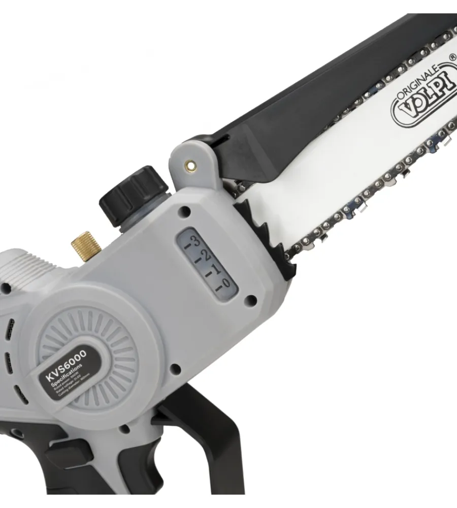 Volpi Originale Potatori|Potatore a catena a batteria volpi "kvs6000" barra 19 cm 2 batterie 21,6v 4,0ah