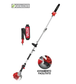 Potatori-Valex Potatore a catena telescopico a scoppio "1491974" barra 30 cm 2t 32,5cc