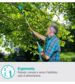Potatori-Gardena Potatore a catena telescopico a batteria 