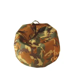Poltrone E Pouf- Pouf armonia "comodone" in nylon mimetico 65x65x62 cm