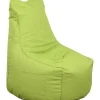 Mobili Da Giardino E Accessori|Pouf poltrona sacco "layla" verde 65x65x95 cm