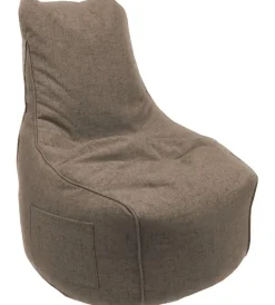 Poltrone E Pouf- Pouf poltrona sacco "milly" beige 65x65x95 cm