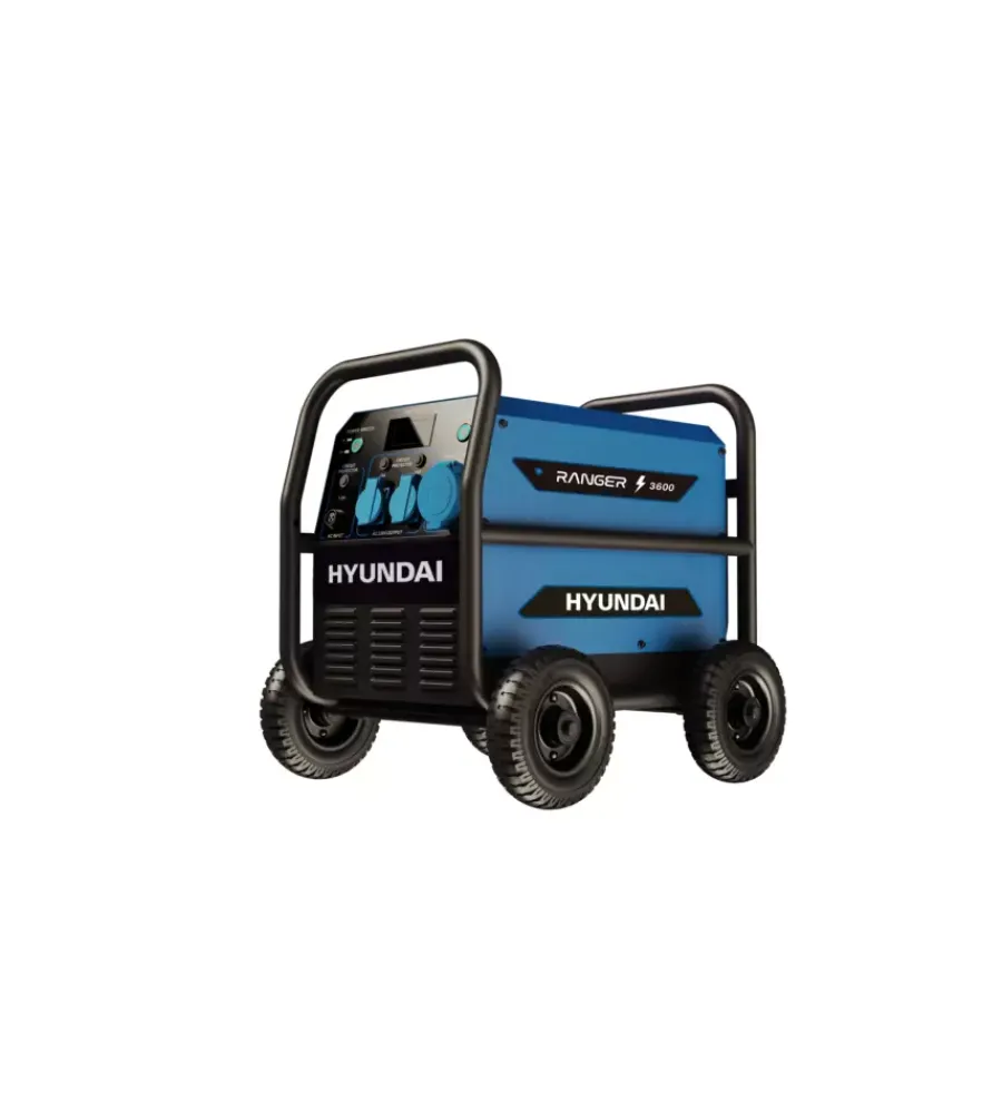 Generatori Di Corrente-Hyundai Power station portatile da cantiere "heavy duty" 3600 w - cod. 65940