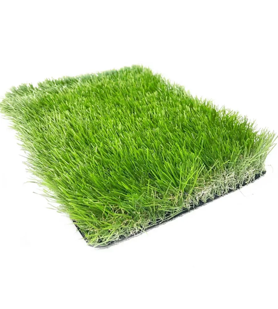 Erba Sintetica|Prato sintetico verde economico 1x10 mt h50 mm per giardino "wimbledon"