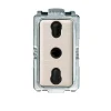 New Presa bipasso magic 2p+t 10/16a - bticino. Serie Civili