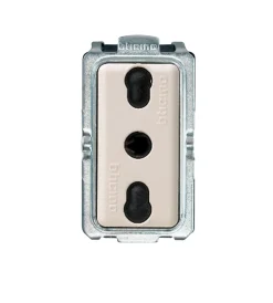New Presa bipasso magic 2p+t 10/16a - bticino. Serie Civili