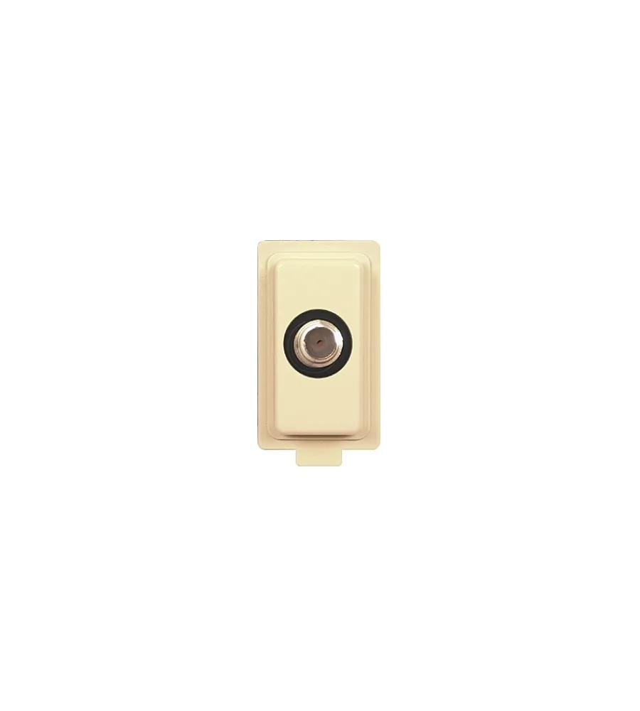 Serie Civili- Presa coassiale satellitare serie tondo'.