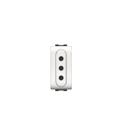 Discount Presa italiana 2 poli+terra 10a serie mylife -bianco. Serie Civili