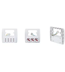 Hot Presa multipla da parete "emilia smart" con 3 prese bivalenti schuko 10/16a - nera. Multiprese Ed Adattatori