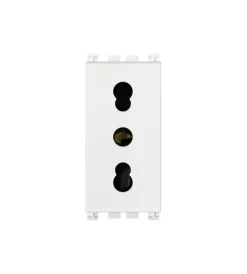 Spine E Prese-Vimar Presa 2p+t 16a p17/11 bianco arké -