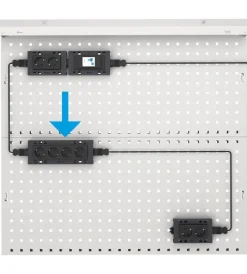 Multiprese Ed Adattatori- Presa schuko multipla fami 4 scomparti
