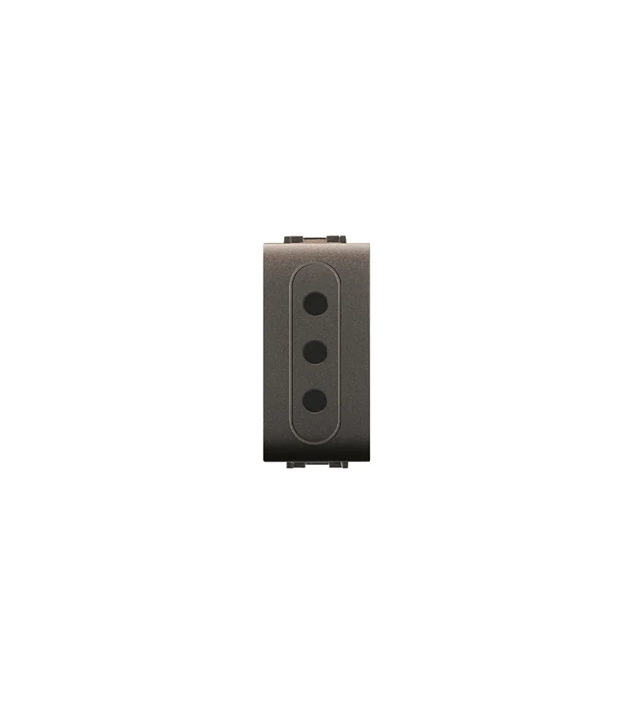 New Presa sicurezza 2 poli + terra 10a serie mylife. Serie Civili
