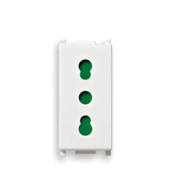 Serie Civili|Presa vimar "plana" bianco 2p+t p17/11 - cod.0r14203