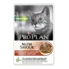 Purina Alimenti Umido Gatto|Pro plan  sterilised, alimento umido per gatto, teneri pezzetti in salsa con manzo.