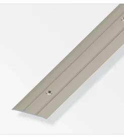 Ferramenta Per Mobili E Infissi-Alfer aluminium Profili raccordo 37x2,5 titanio - 1 metro.
