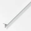 Ferramenta Per Mobili E Infissi-Alfer aluminium Profilo a t quadrato 15.5 pvc bianco - 1 metro.