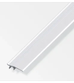 Ferramenta Per Mobili E Infissi-Alfer aluminium Profilo di chiusura a parte alluminio argentato 32 - 1 metro.