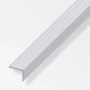 Alfer aluminium Ferramenta Per Mobili E Infissi|Profilo di chiusura per angoli 25x18 alluminio argentato - 1 metro.