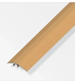 Ferramenta Per Mobili E Infissi-Alfer aluminium Profilo di compensazione alluminio faggio 40mm - 1 metro.