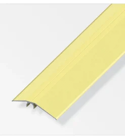 Alfer aluminium Ferramenta Per Mobili E Infissi|Profilo di compensazione livello alluminio ottone 56mm - 1 metro.
