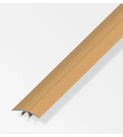 Ferramenta Per Mobili E Infissi-Alfer aluminium Profilo di compensazione alluminio faggio 33mm - 1 metro.