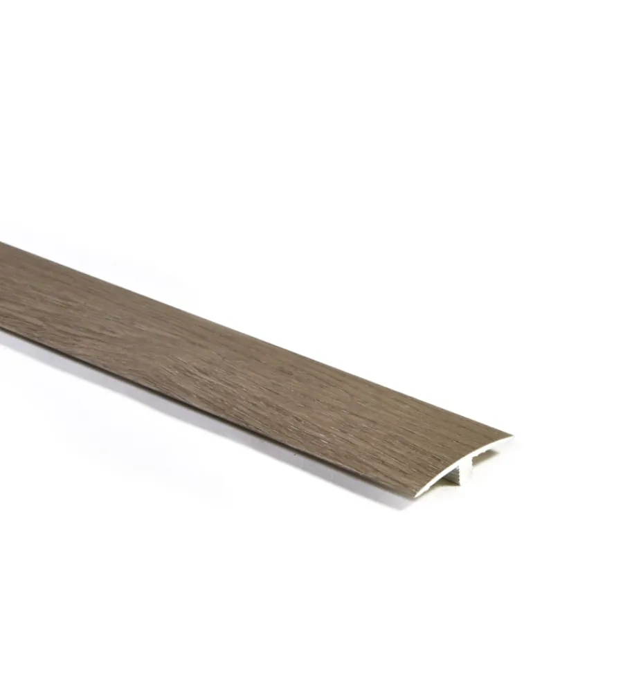 Porte, Scale E Pavimenti-Kimono Profilo di dilatazione in alluminio rovere grigio 7x34x900mm