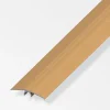 Alfer aluminium Ferramenta Per Mobili E Infissi|Profilo di raccordo alluminio faggio 46mm - 1 metro.