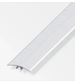 Ferramenta Per Mobili E Infissi-Alfer aluminium Profilo di raccordo alluminio argento 46mm - 2 metri.