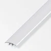 Profilo di raccordo alluminio argento 46mm - 1 metro. Ferramenta Per Mobili E Infissi