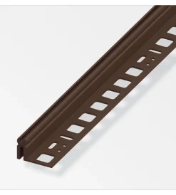 Sale Profilo di supporto 21-24 pvc grigio - 1 metro. Ferramenta Per Mobili E Infissi