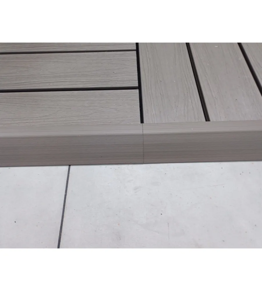 Online Profilo in wpc antimacchia grigio per pavimentazione da esterno 60 cm Fontane, Decorazioni E Pavimentazioni