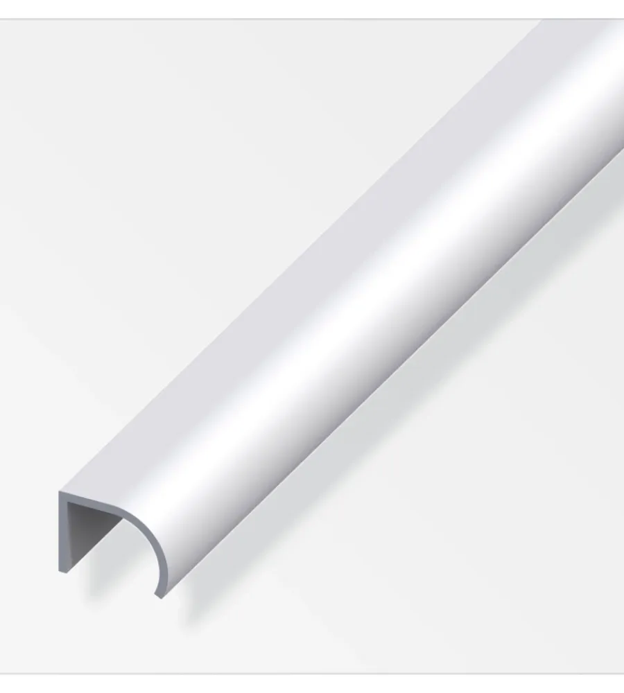Ferramenta Per Mobili E Infissi-Alfer aluminium Profilo maniglia in alluminio 25x19 - 1 metro.
