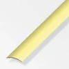 Ferramenta Per Mobili E Infissi-Alfer aluminium Profilo raccordo 30x5 alluminio ottonato - 2 metri.