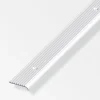 Alfer aluminium Ferramenta Per Mobili E Infissi|Profilo terminale 25x6 alluminio forato 1 metro.