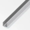 Hot Profilo u 8x10 alluminio arg - 2 metri. Ferramenta Per Mobili E Infissi