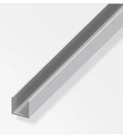 Hot Profilo u 8x10 alluminio arg - 2 metri. Ferramenta Per Mobili E Infissi