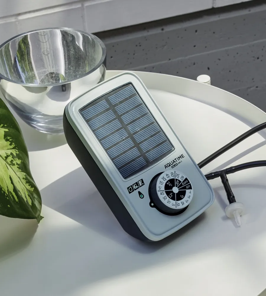 Sale Programmatore d'irrigazione solare "aquatime solar uno.3 kit20" con 13 programmi per 20 vasi Irrigazione