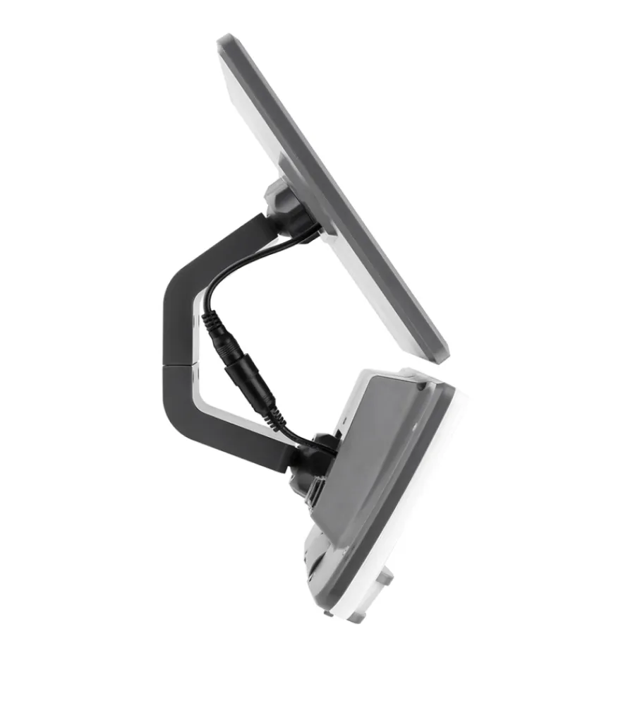Illuminazione Per Esterno- Proiettore led "ulysse" antracite con pannello solare, 10 w