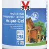 Impregnanti Legno-V33 Protettivo completo per legno acqua-gel, colore noce antico - litri 0,75