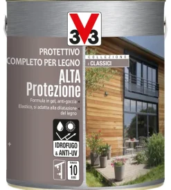 Sale Protettivo completo per legno alta protezione all' acqua, colore ciliegio - 2,5 litri Impregnanti Legno