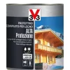 Impregnanti Legno-V33 Protettivo completo per legno alta protezione a solvente, colore noce scuro - 0,75 litri