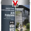 V33 Impregnanti Legno|Protettivo completo per legno alta protezione collezione i contemporanei - cedro argentato - 2,5 litri