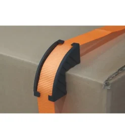 New Protezione per bordi ricurva in polipropilene per cinghie larghe fino a 25 mm. 4 pz. Sistemi Di Fissaggio