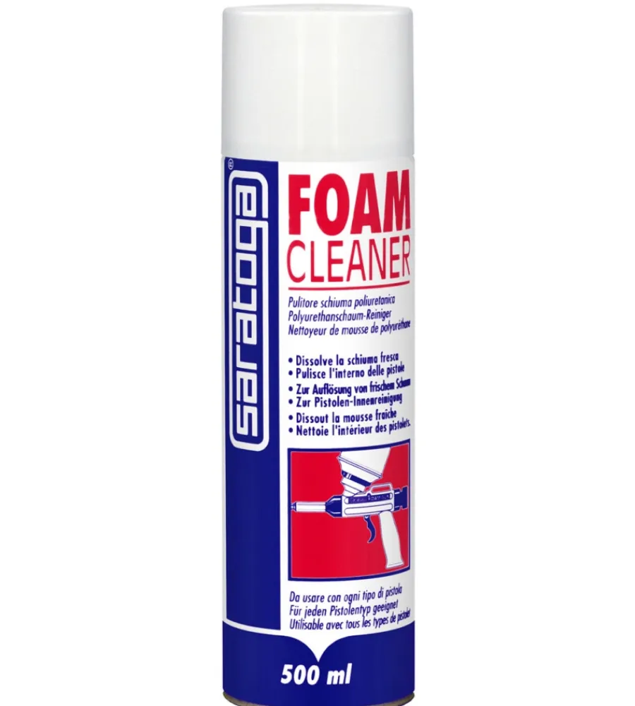 Siliconi E Sigillanti-Saratoga Pulitore schiuma poliuretanica foam cleaner - 500 ml.