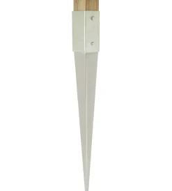Ferramenta Per Esterno-Suki Puntale porta pali con fissaggio al suolo - 71x150x750 mm.