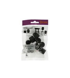 Sale Puntali esterni tondi neri ø 14 mm. 8 pz. Accessori