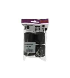 Accessori|Puntali esterni tondi neri ø 30 mm. 4 pz.